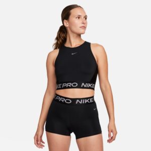 Nike Pro Frifit Cropped Top Dame Sort