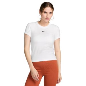 Nike Sportswear Chill Knit Tshirt Dame Xs Hvid