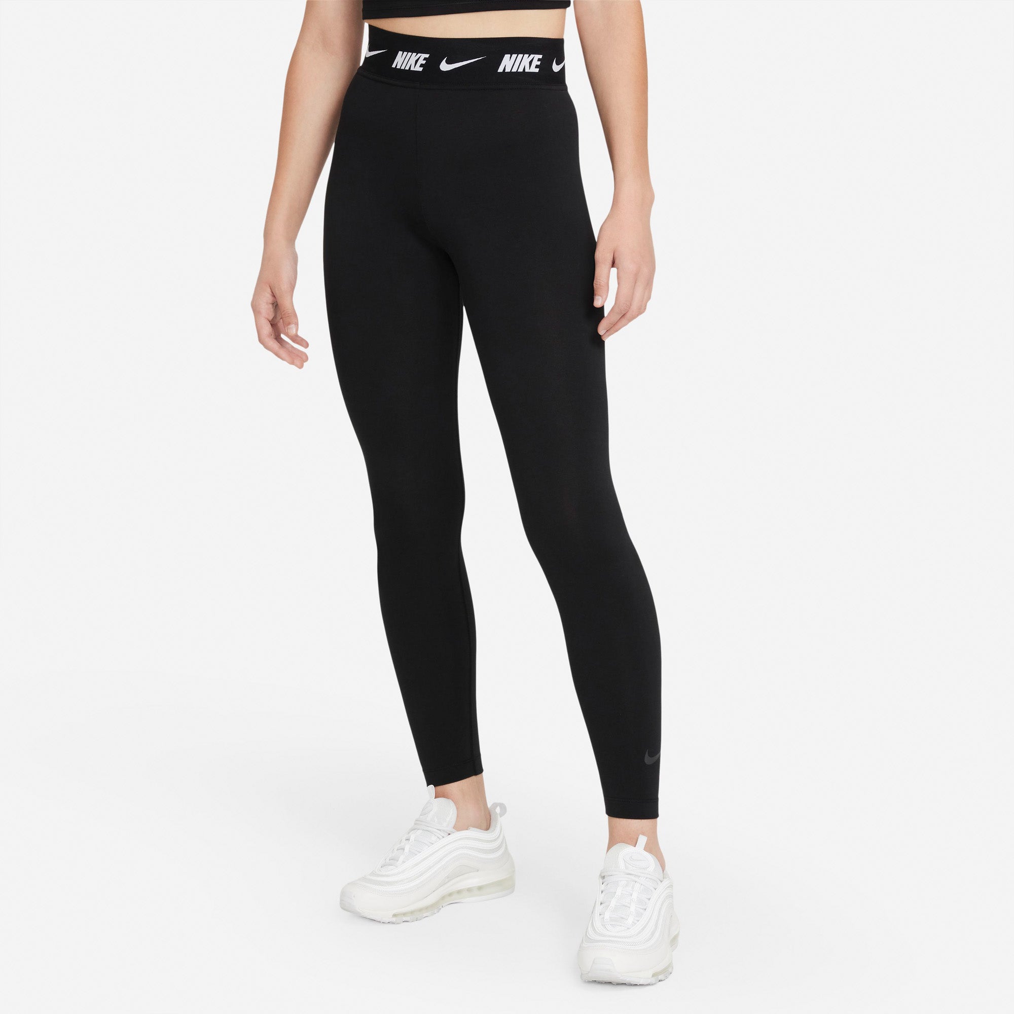 Nike Sportswear Club Highwaisted Leggings Dame Xs Sort Nike Sportswear Club Highwaisted Leggings Dame Xs Sort