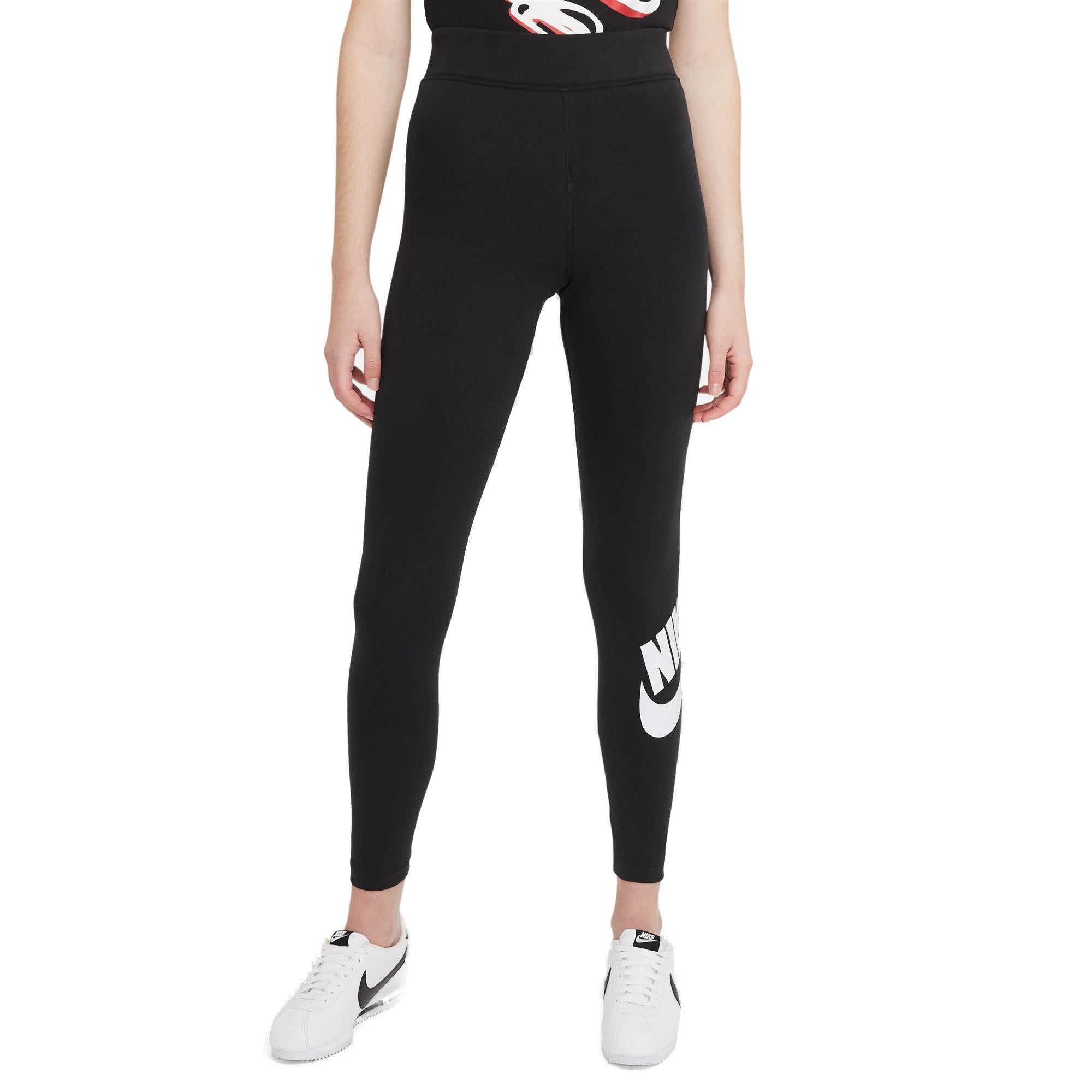 Nike Sportswear Essential Highwaist Leggings Dame Xs Sort Nike Sportswear Essential Highwaist Leggings Dame Xs Sort