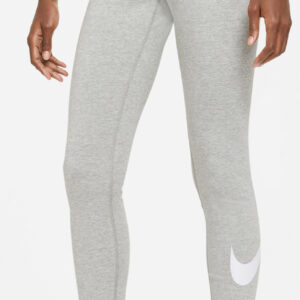 Nike Sportswear Essential Midrise Leggings Dame Xs Grå