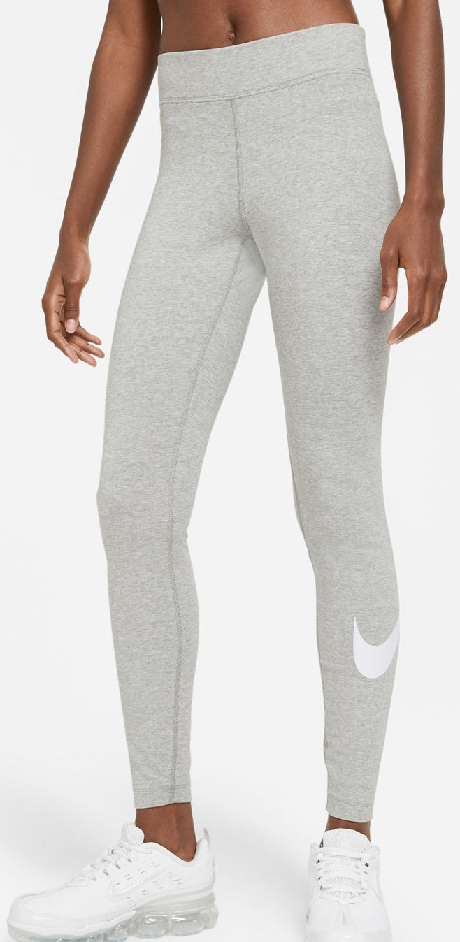 Nike Sportswear Essential Midrise Leggings Dame Xs Grå Nike Sportswear Essential Midrise Leggings Dame Xs Grå
