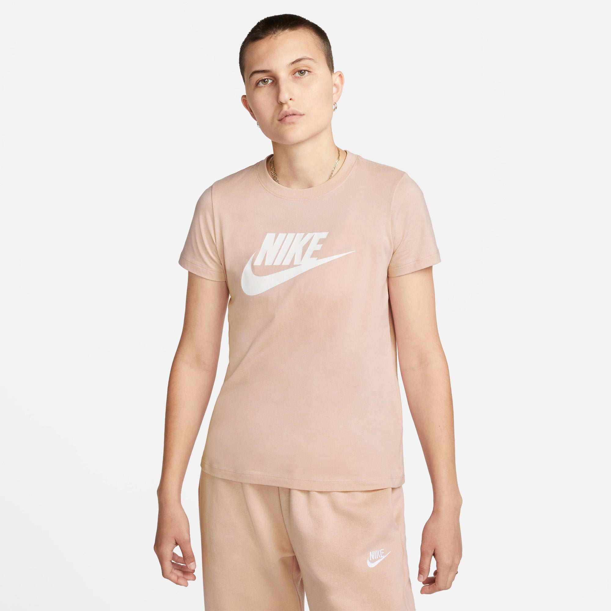 Nike Sportswear Essential Tshirt Dame Xl Pink Nike Sportswear Essential Tshirt Dame Xl Pink