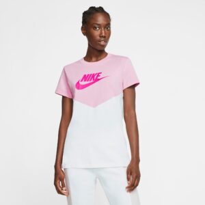 Nike Sportswear Heritage Tshirt Dame Xs Pink