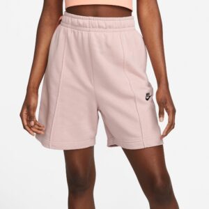 Nike Sportswear Highrise Fleece Shorts Dame Xs Pink