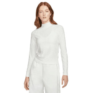Nike Sportswear Icon Clash Mock Tshirt Dame Xs Hvid