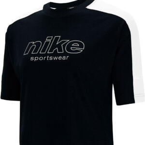 Nike Sportswear Short Tshirt Dame L Sort