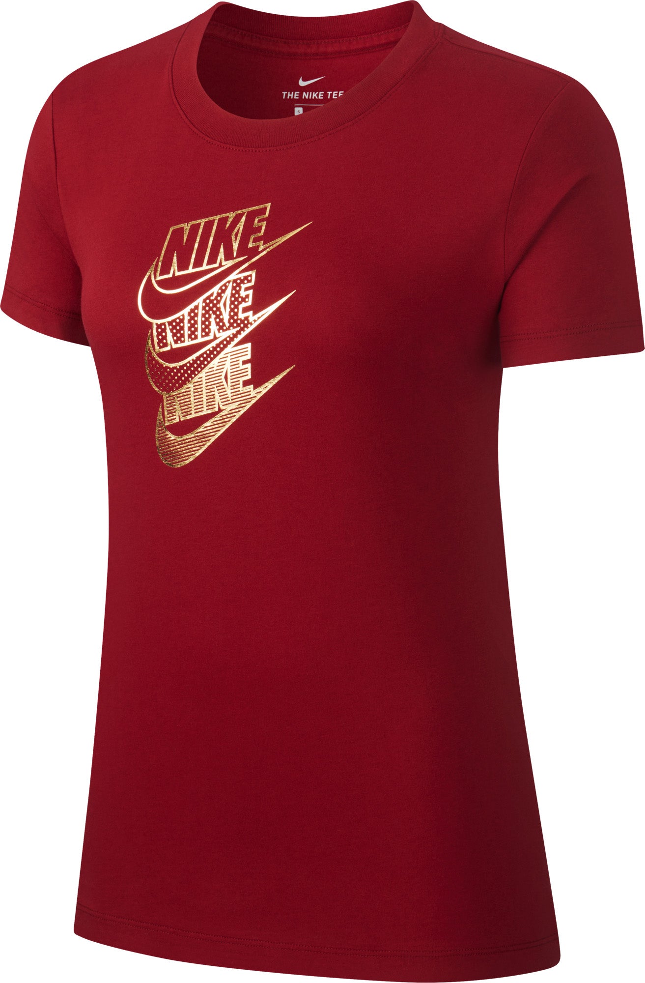 Nike Sportswear Tshirt Dame Xs Rød Nike Sportswear Tshirt Dame Xs Rød