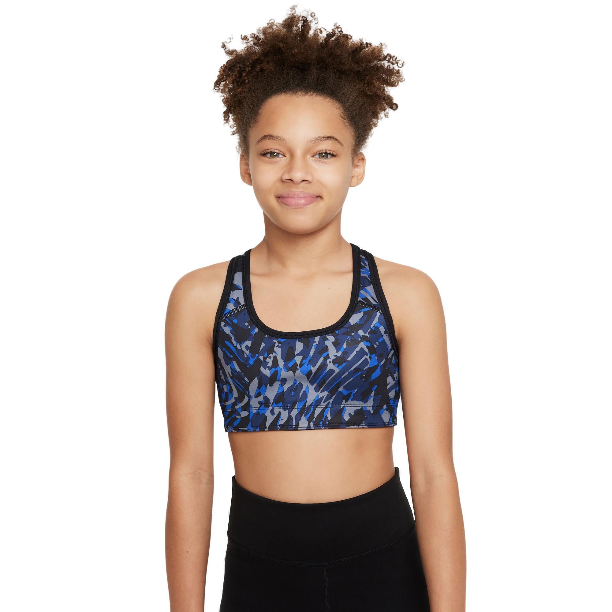 Nike Swoosh Reversible Sports Bh Dame 128137 / S Blå Nike Swoosh Reversible Sports Bh Dame 128137 / S Blå