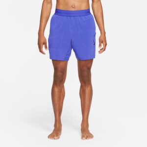 Nike Yoga Drifit Shorts Herre Blå
