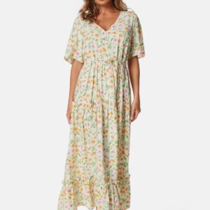 Objlorena New S/S LONG DRESS
