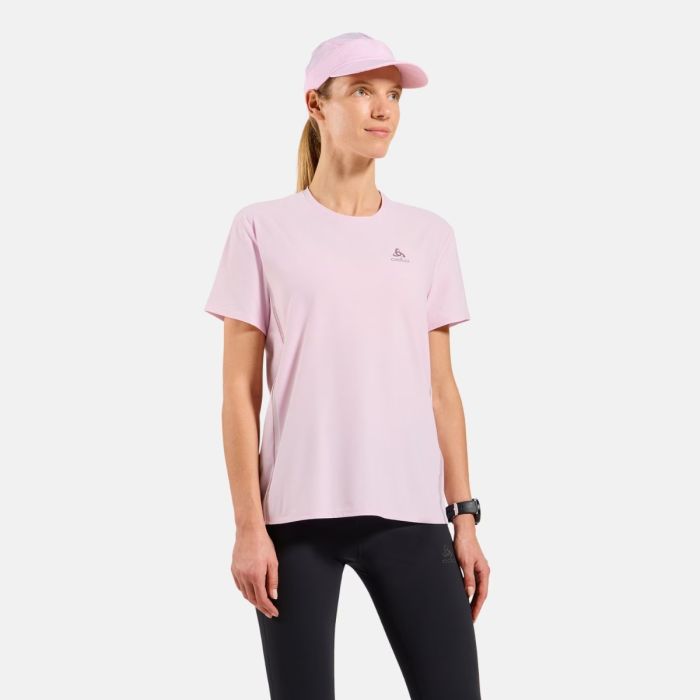 Odlo Zeroweight Chill-Tec SS Tee Crew Neck Str. L Pink Dame Odlo Zeroweight Chill-Tec SS Tee Crew Neck Str. L Pink Dame