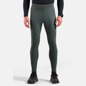 Odlo Zeroweight Warm Reflective Tights Str. S Grøn Herre