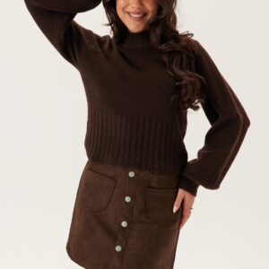 Onlamazing-stina Faux Suede Skirt