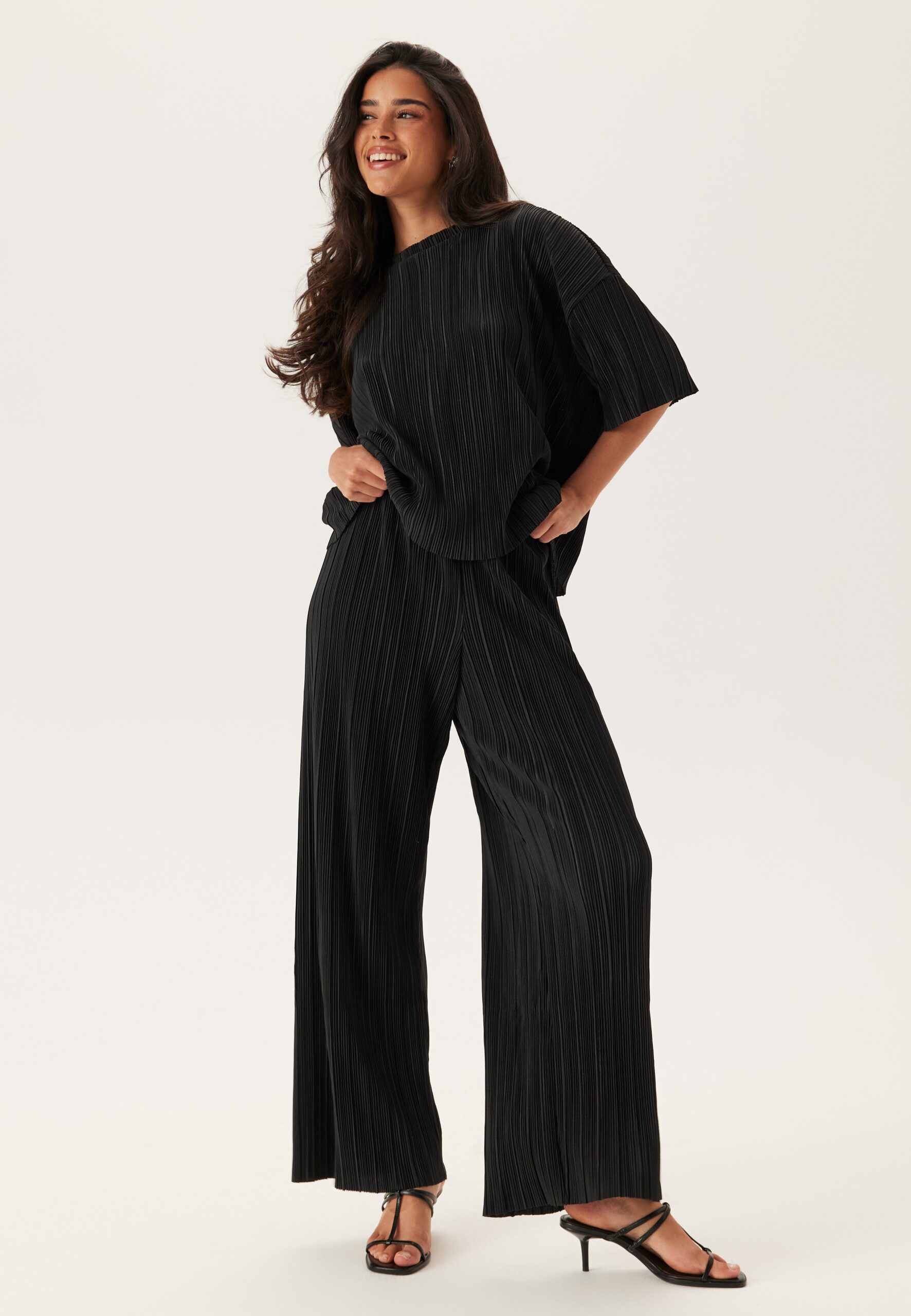 Onlravenna Plisse Pant Onlravenna Plisse Pant