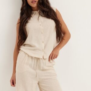 Onlsiesta Mw Pull-up Lin Bl Shorts