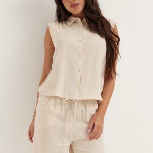 Onlsiesta S/L LINEN BL SHIRT