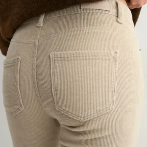 Only - Beige - Onlmary-Global Mid Cord Flared Pnt
