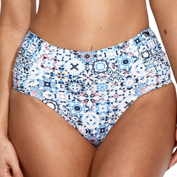 Panos Emporio Artisan Chara Bikini Brief Hvid/Lyseblå 38 Dame Panos Emporio Artisan Chara Bikini Brief Hvid/Lyseblå 38 Dame