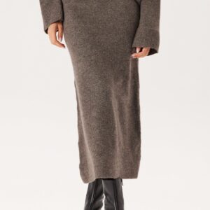 Pcnuna Mw Ankel Slit Knit Skir