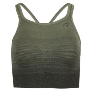 Pierre Robert BH Light Support Sports Bra Grøn Small Dame