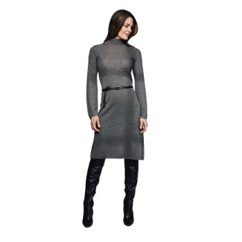 Pierre Robert X Jenny Skavlan Wool A-Line Dress Mørkgrå Small Dame Pierre Robert X Jenny Skavlan Wool A-Line Dress Mørkgrå Small Dame