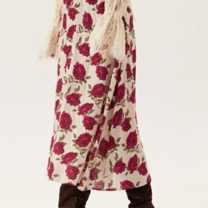 Printed Midi Skirt