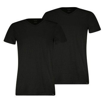 Puma 2P Basic V-neck Tee Sort bomuld Small Herre Puma 2P Basic V-neck Tee Sort bomuld Small Herre
