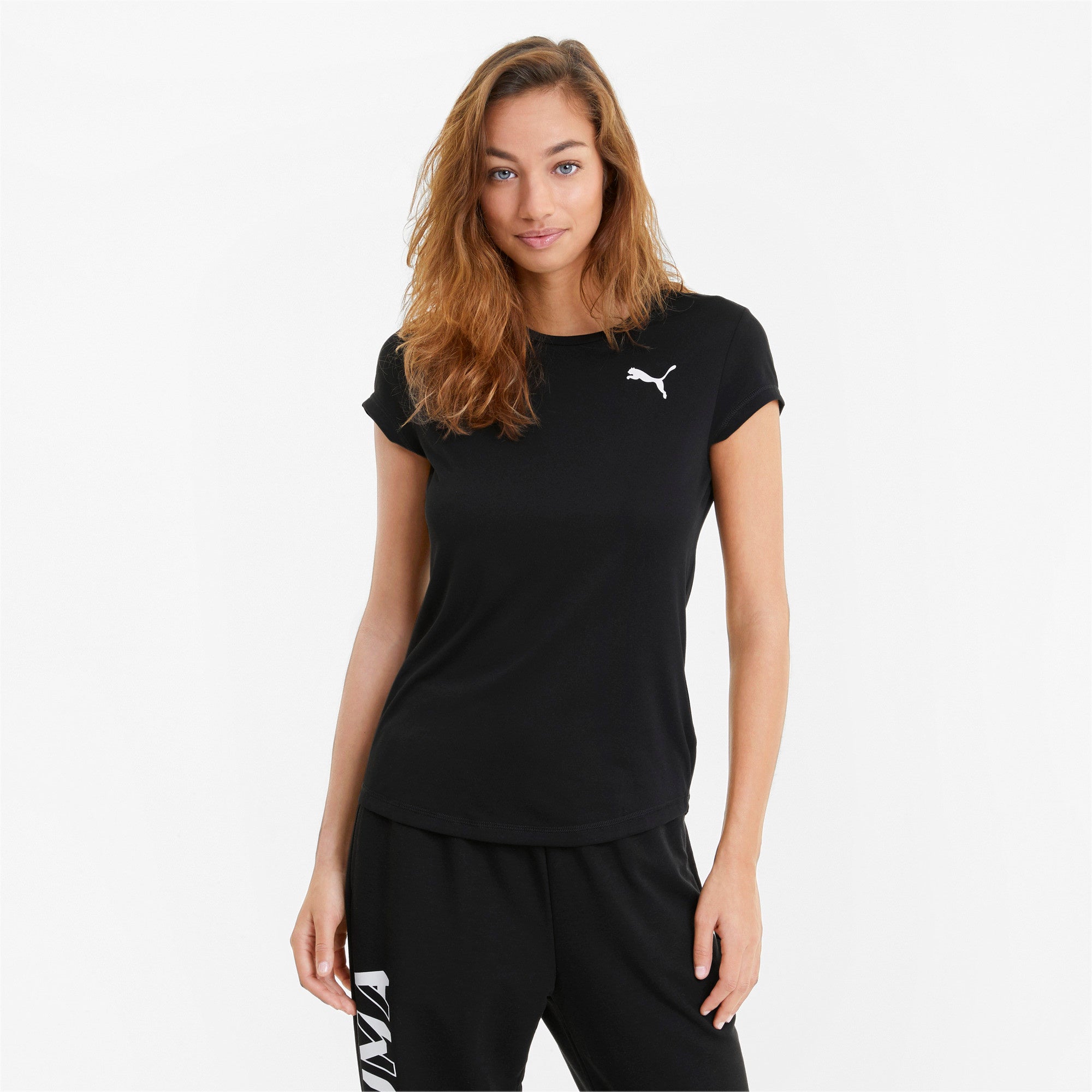 Puma Active Trænings Tshirt Dame Sort Puma Active Trænings Tshirt Dame Sort
