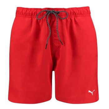 Puma Badebukser Core Enjoy Swim Shorts Rød polyester Small Herre Puma Badebukser Core Enjoy Swim Shorts Rød polyester Small Herre