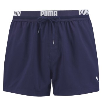Puma Badebukser Logo Short Length Swim Shorts Marineblå polyester Small Herre Puma Badebukser Logo Short Length Swim Shorts Marineblå polyester Small Herre