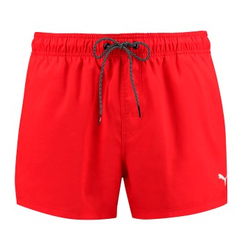 Puma Badebukser Short Length Swim Shorts Rød polyester Small Herre Puma Badebukser Short Length Swim Shorts Rød polyester Small Herre