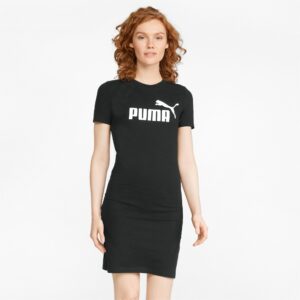 Puma Essentials Slim Lang Tshirt, Kjole Dame Xs Sort