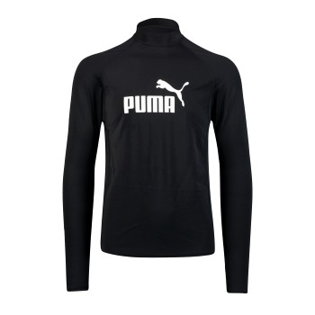 Puma Swim Long Sleeve Rash Guard Sort Small Herre Puma Swim Long Sleeve Rash Guard Sort Small Herre
