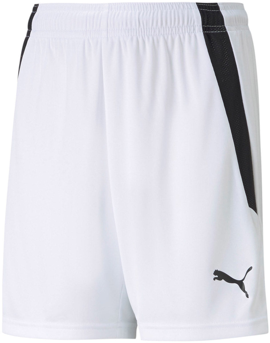 Puma Teamliga Shorts Unisex 116 Hvid Puma Teamliga Shorts Unisex 116 Hvid