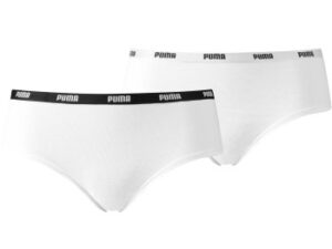 Puma Trusser 2P Iconic Solid Hipster Hvid Small Dame