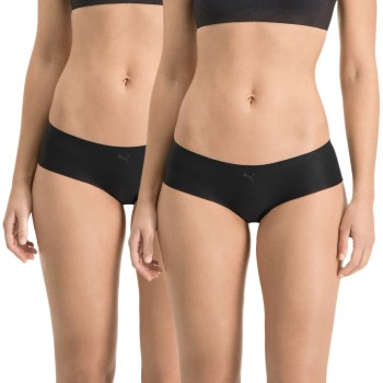 Puma Trusser 2P Seamless Hipster Sort Small Dame Puma Trusser 2P Seamless Hipster Sort Small Dame
