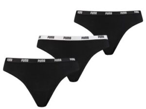 Puma Trusser 3P Iconic String Sort bomuld Small Dame