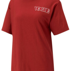 Puma X Vogue Relaxed Tshirt Dame Xs Rød