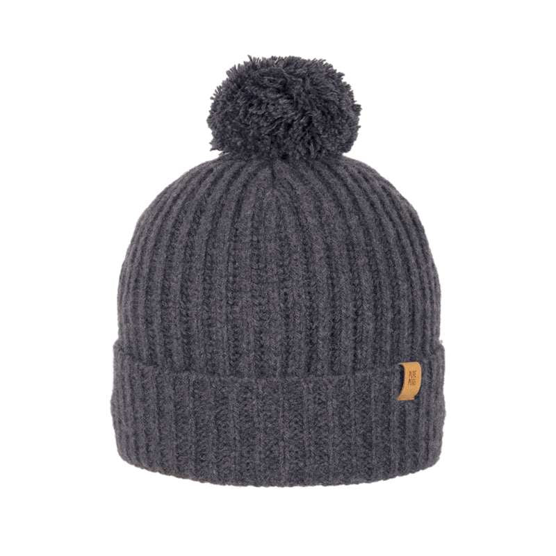 Pure Pure Tophue m. Pompon - Anthracite Pure Pure Tophue m. Pompon - Anthracite