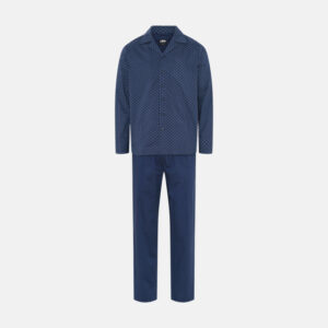 Pyjamas | 100% vævet bomuld | Blå