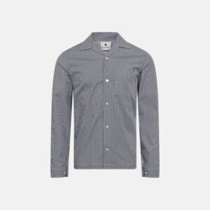 Pyjamasskjorte | Bambusviskose | Navy stribet