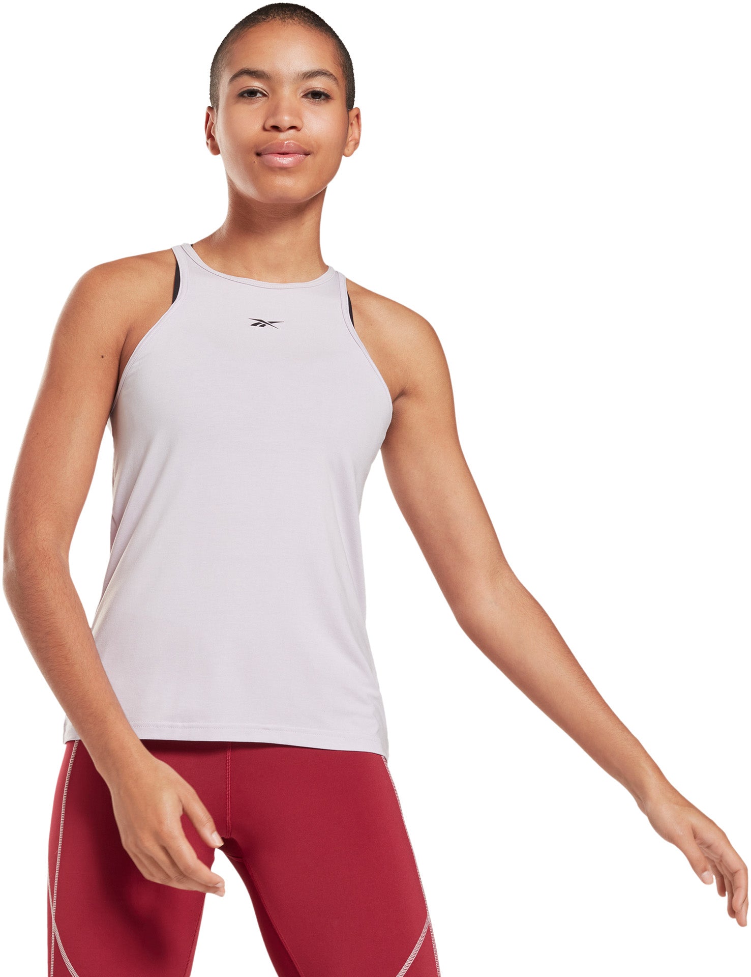 Reebok Activchill+ Dreamblend Træningstop Dame Xs Hvid Reebok Activchill+ Dreamblend Træningstop Dame Xs Hvid