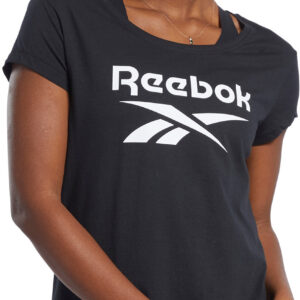 Reebok Graphic Tshirt Dame Xs Sort