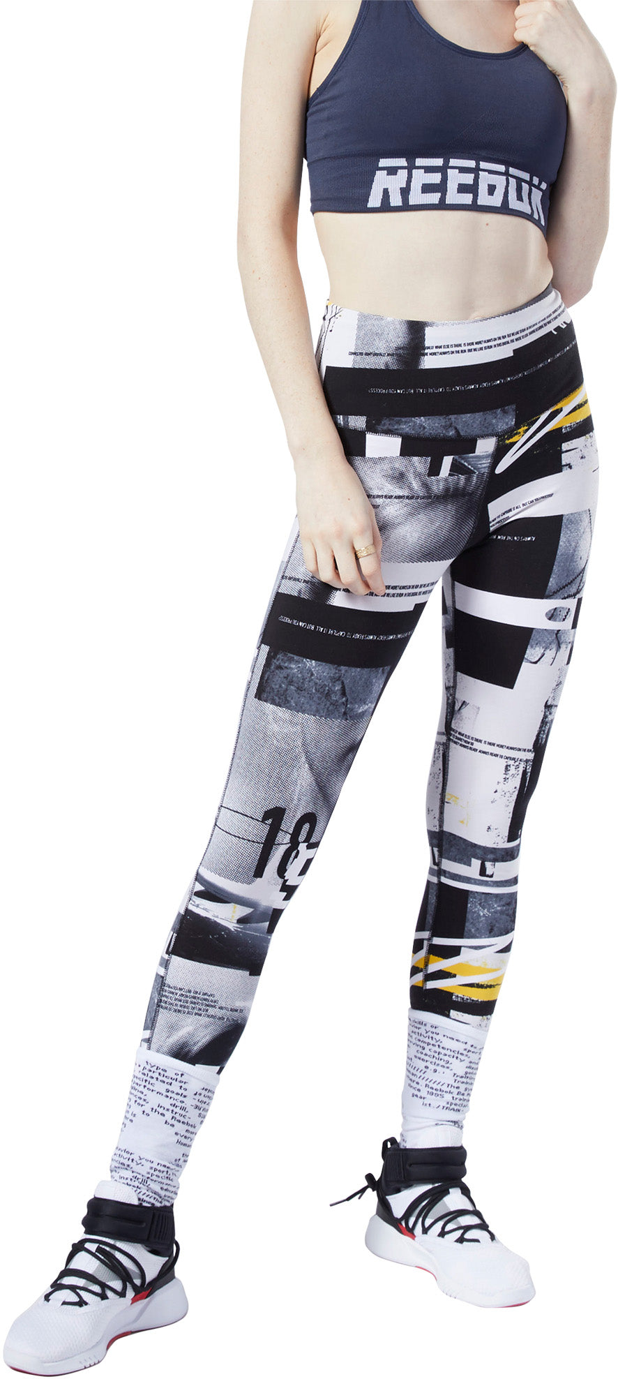 Reebok Meet You There Cotton Leggings Dame Xs Multifarvet Reebok Meet You There Cotton Leggings Dame Xs Multifarvet