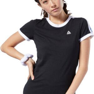 Reebok Training Essentials Linear Logo Tshirt Dame Xs Sort