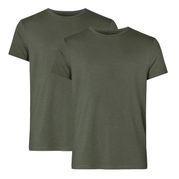 Resteröds 2P Organic Cotton Crew Neck Mørkgrøn økologisk bomuld Small Herre Resteröds 2P Organic Cotton Crew Neck Mørkgrøn økologisk bomuld Small Herre