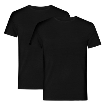 Resteröds 2P Organic Cotton Crew Neck Sort økologisk bomuld Small Herre Resteröds 2P Organic Cotton Crew Neck Sort økologisk bomuld Small Herre
