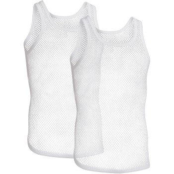 Resteröds 2P Organic Cotton Net Singlet Hvid økologisk bomuld Small Herre Resteröds 2P Organic Cotton Net Singlet Hvid økologisk bomuld Small Herre
