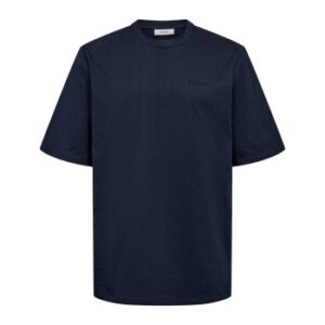Resteröds Cotton T-shirt Marineblå bomuld Small Herre